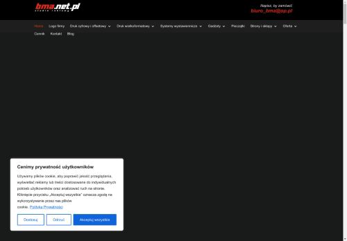 BMA Studio Reklamy Agencja Reklamowa Nowy Sącz Drukarnia BMA Studio Reklamy Agencja Reklamowa Nowy Sącz Drukarnia