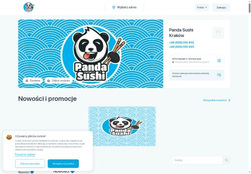 Skorzystaj z 10pr. rabatu na nasze sushi z kodem PROMO10! Panda Sushi Skorzystaj z 10pr. rabatu na nasze sushi z kodem PROMO10! Panda Sushi