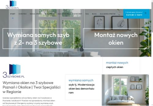 Profesjonalny montaz okien 3 szybowych