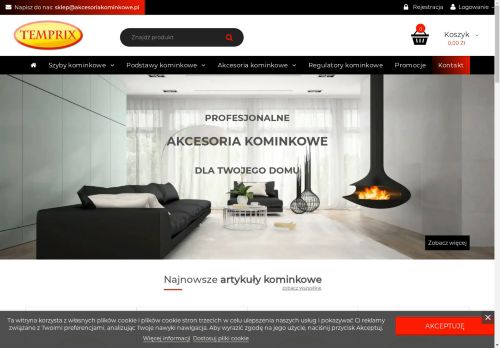 Szkło kominkowe Temprix Polska