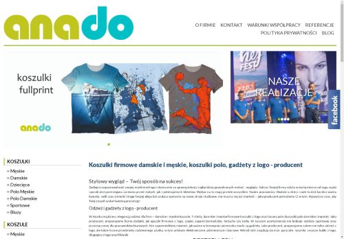 Nadruki firmowe Anado