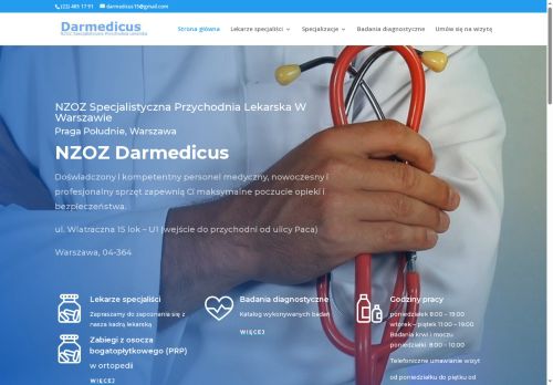 Przychodnia darmedicus Warszawa praga południe