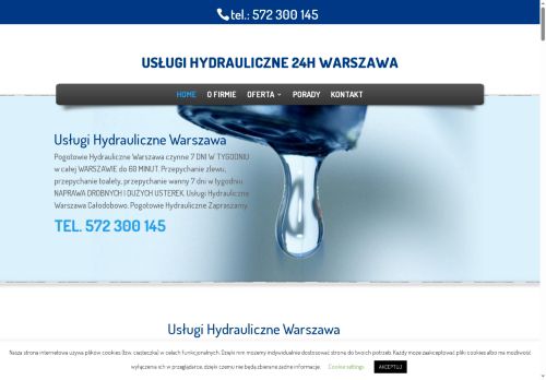 Awaryjny hydraulik Warszawa 24h