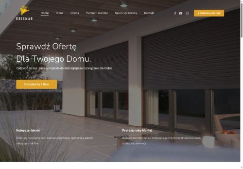 Krismar rolety i drzwi okna