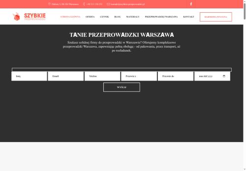 Szybkie Przeprowadzki Warszawa i okolice