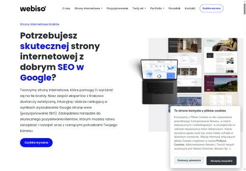 Webiso firma internetowa SEO strony www Krakow